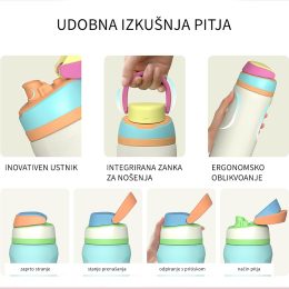 termo flaška trekker 1l aero blue